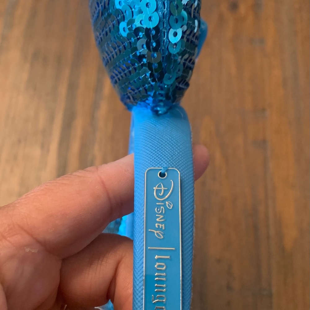 Disney Cruise Line Loungefly Blue Teal Sequins Minnie Ears Headband Ears - Picture 8 of 8